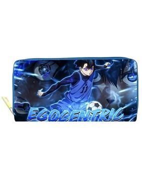 Blue Rock Isagi Yoichi Wallet Blue NWT